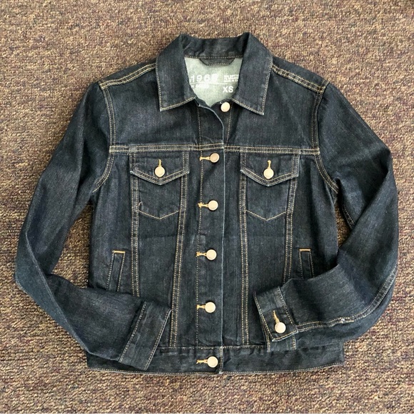 Gap 1969 Dark Wash Denim Jean Jacket - Picture 4 of 5